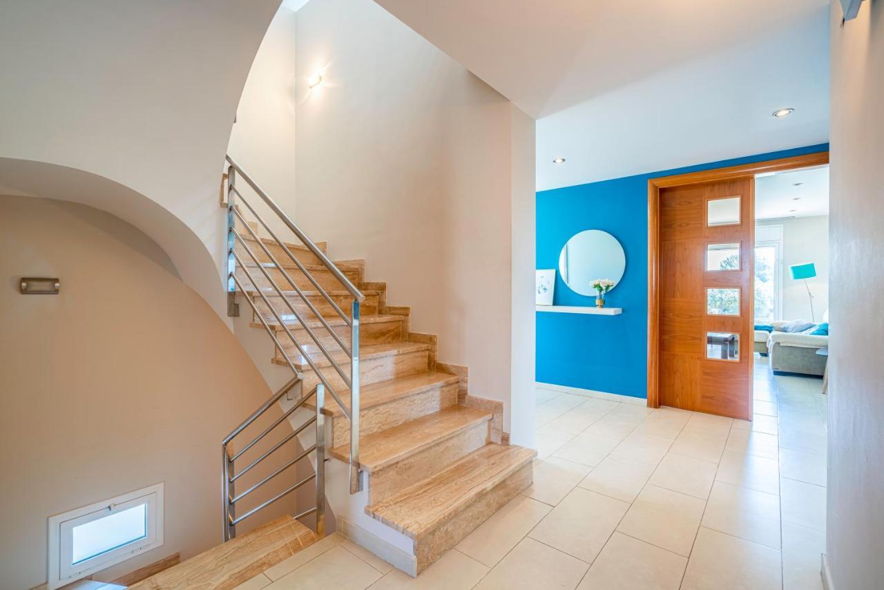 Villa Casa Familiar Con Piscina Llica d'Amunt Exterior foto